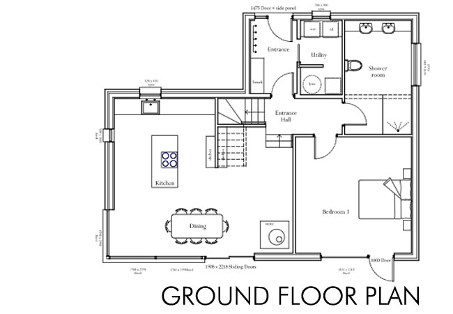 Floor plan of self build house, building a dream home, self building a ...